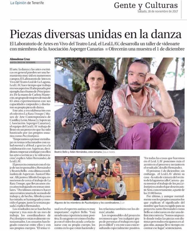 bea y adán en la opinión